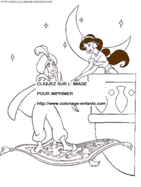 Aladdin coloring