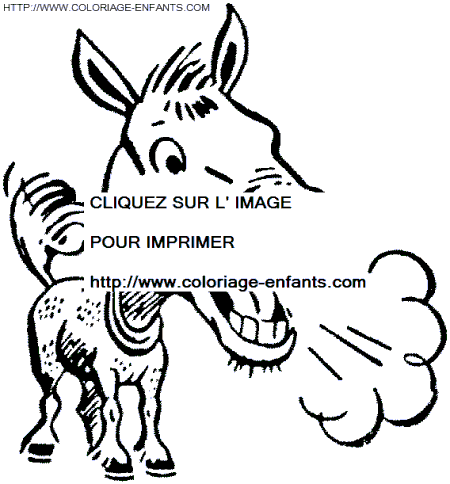 Donkeys coloring