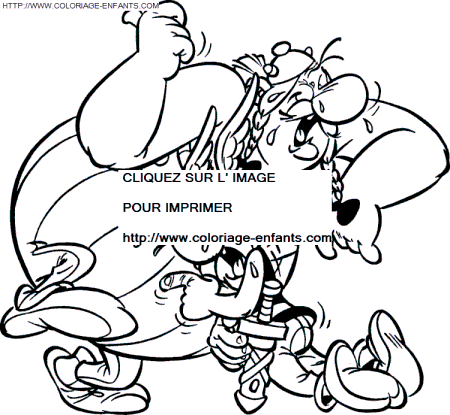 Asterix The Gaul coloring