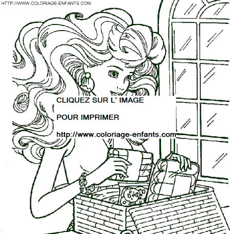 Barbie coloring