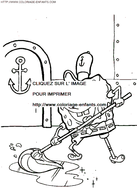 Sponge Bob coloring