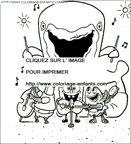 Sponge Bob coloring