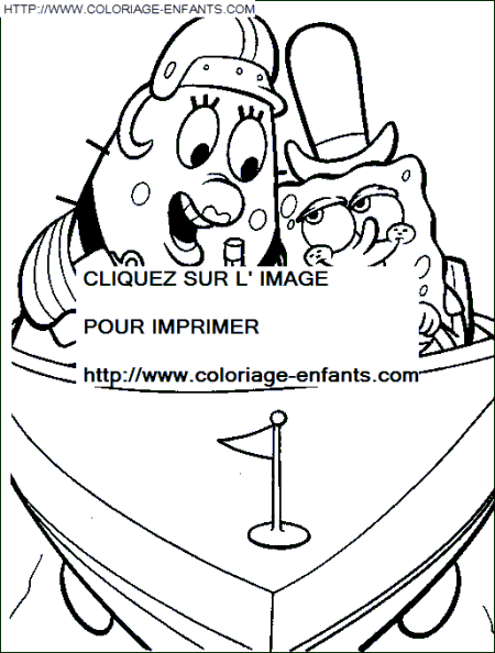 Sponge Bob coloring