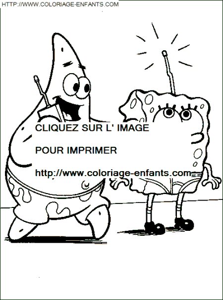 Sponge Bob coloring