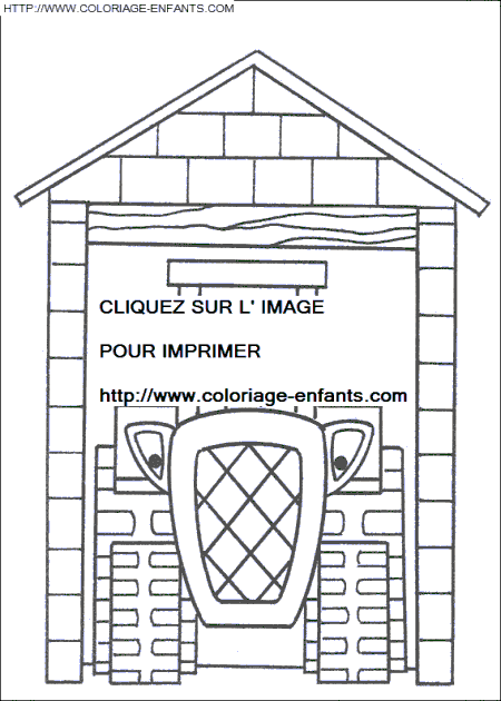 garage coloring pages printable - photo #20
