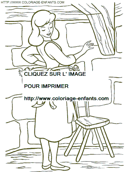 Cinderella coloring