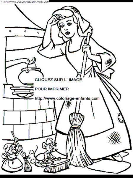 Cinderella coloring