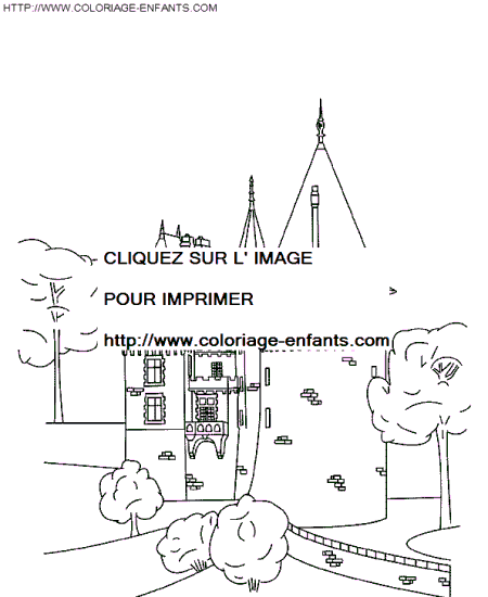 Castle coloring