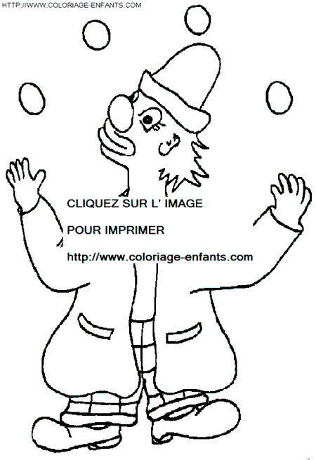 Circus coloring