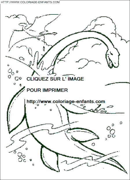 Dinosaur coloring