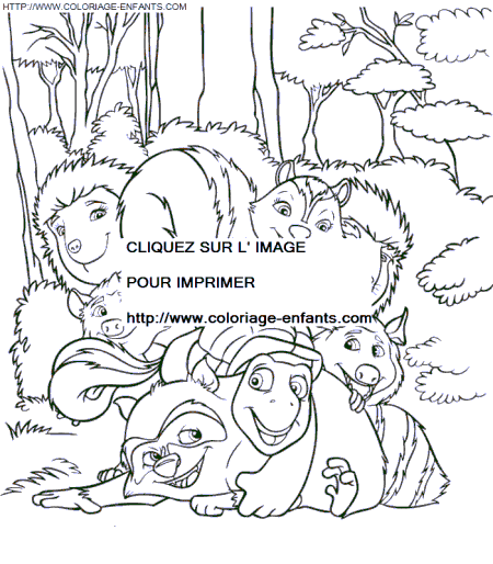 Over the Hedge coloring