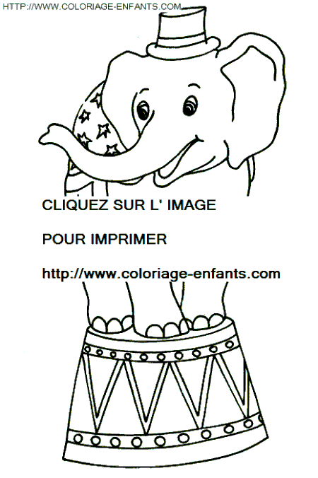 Elephants coloring