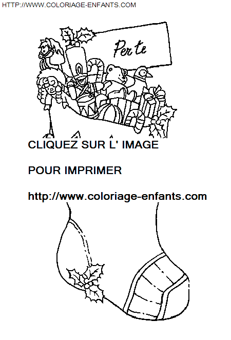 Christmas Boots coloring