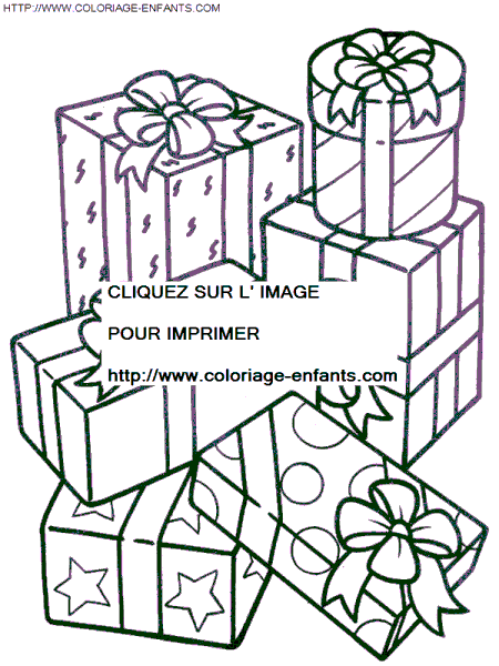 Christmas Presents coloring