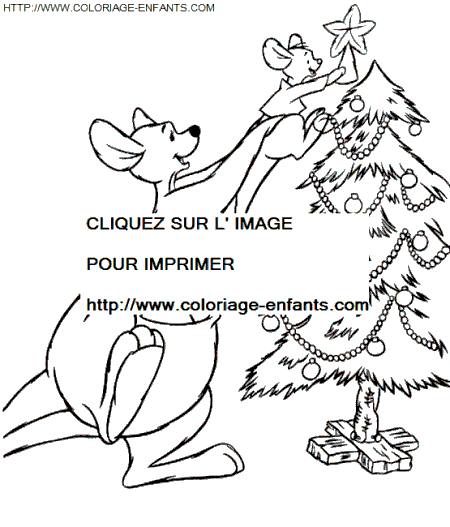 walt disney christmas coloring pages - photo #8