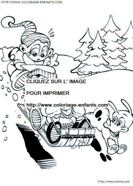 Christmas Children coloring