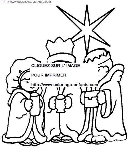 Christmas Nativity coloring