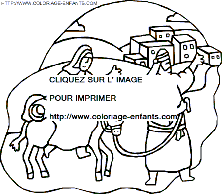 Christmas Nativity coloring