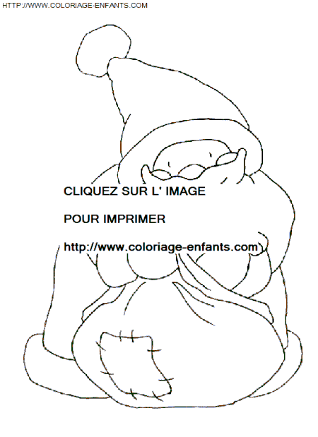 Christmas Santa Claus coloring