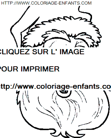 Christmas Santa Claus Portrait coloring