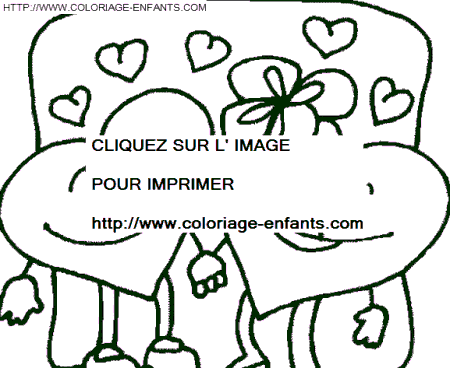 Saint Valentine In Love coloring