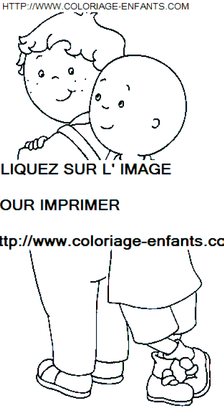 caillou and friends coloring pages - photo #41