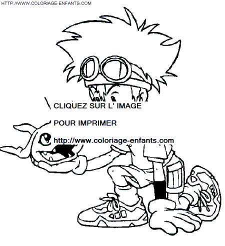 Digimon coloring