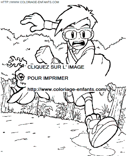 Digimon coloring