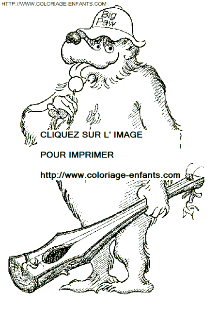 The Berenstain Bears coloring