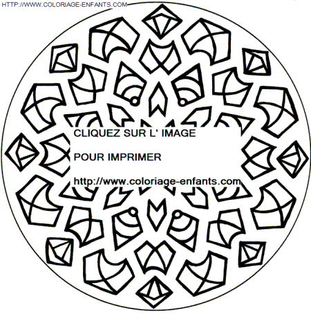 Mandala coloring