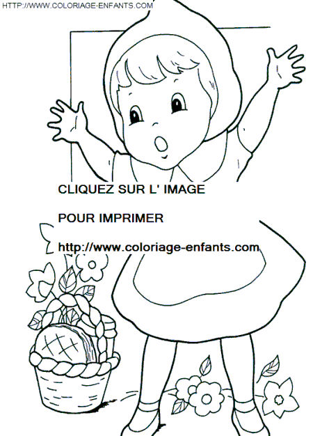 Little Red Riding Hood coloring