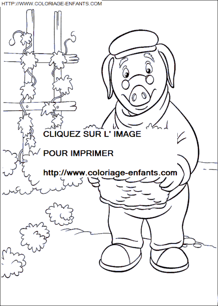 Piggly Wiggly coloring - Piggly Wiggly coloring pages to color - Piggly
