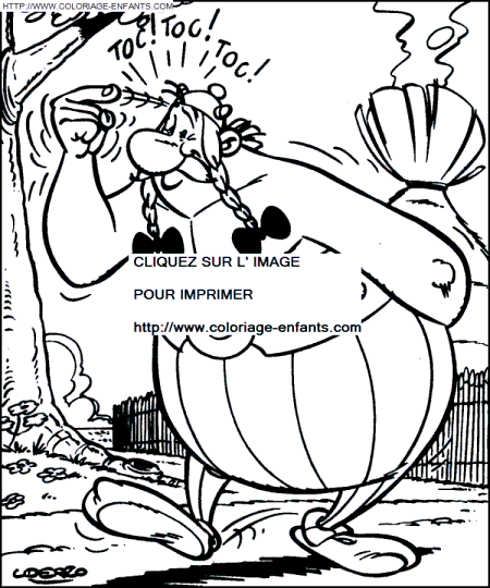Asterix The Gaul coloring