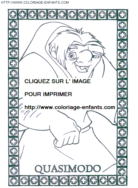 The Hunchback Of Notre Dame coloring