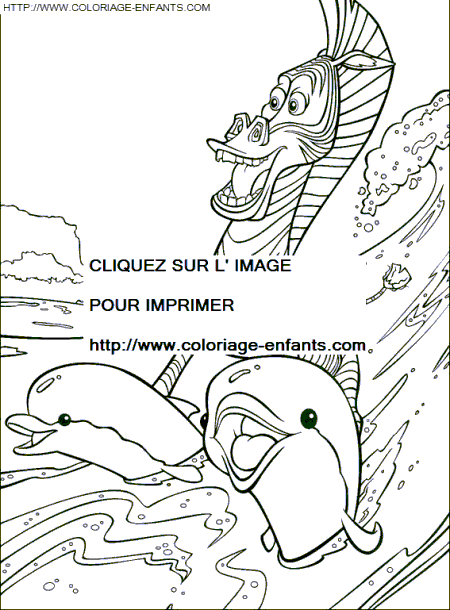 Madagascar coloring
