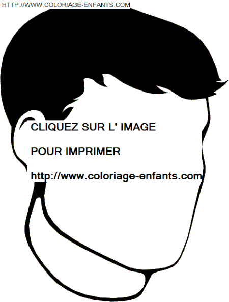 Faces coloring