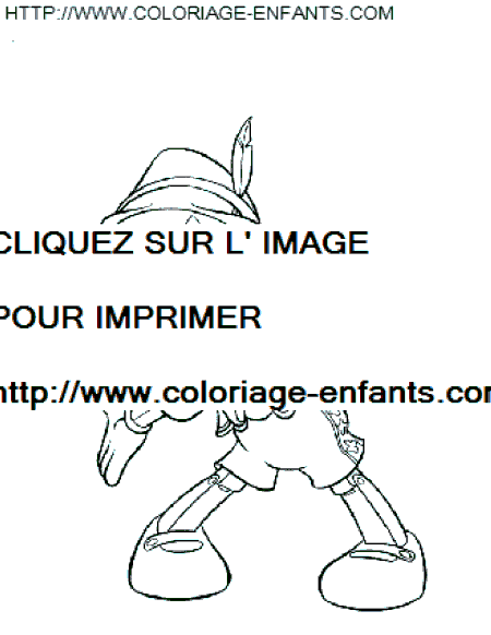 Pinocchio coloring