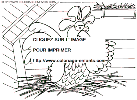 Hens coloring