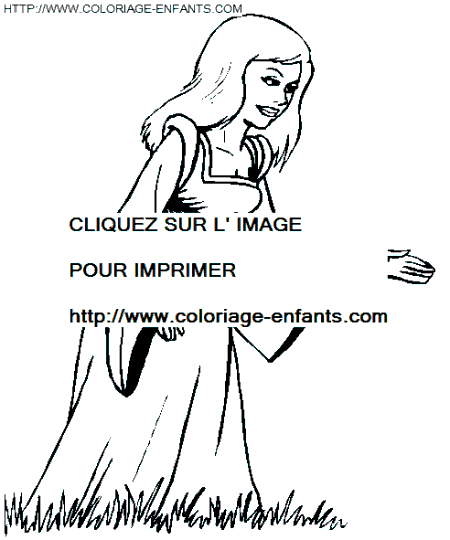 Princess coloring