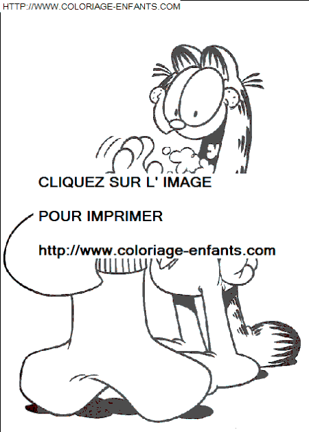 Garfield coloring
