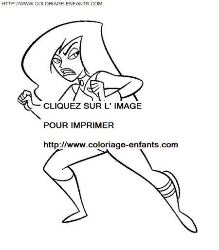 Kim Possible coloring