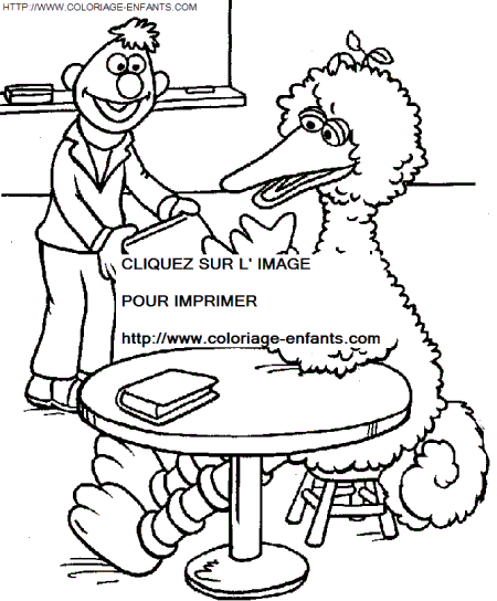 Sesame Street coloring