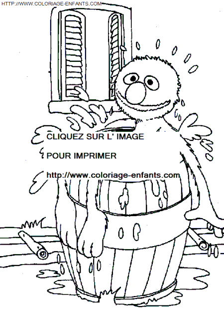 Sesame Street coloring