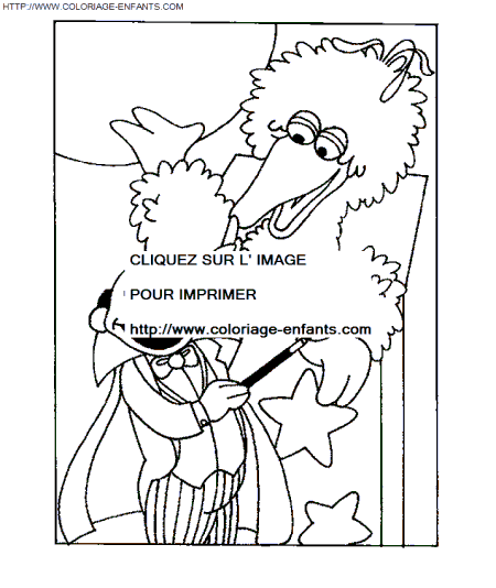 Sesame Street coloring