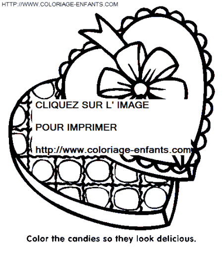 Saint Valentine coloring