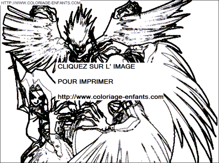 Yu Gi Oh coloring
