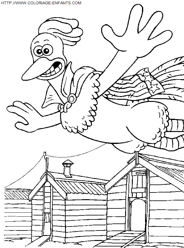 Chicken Run coloring