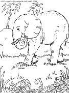 elephants coloring