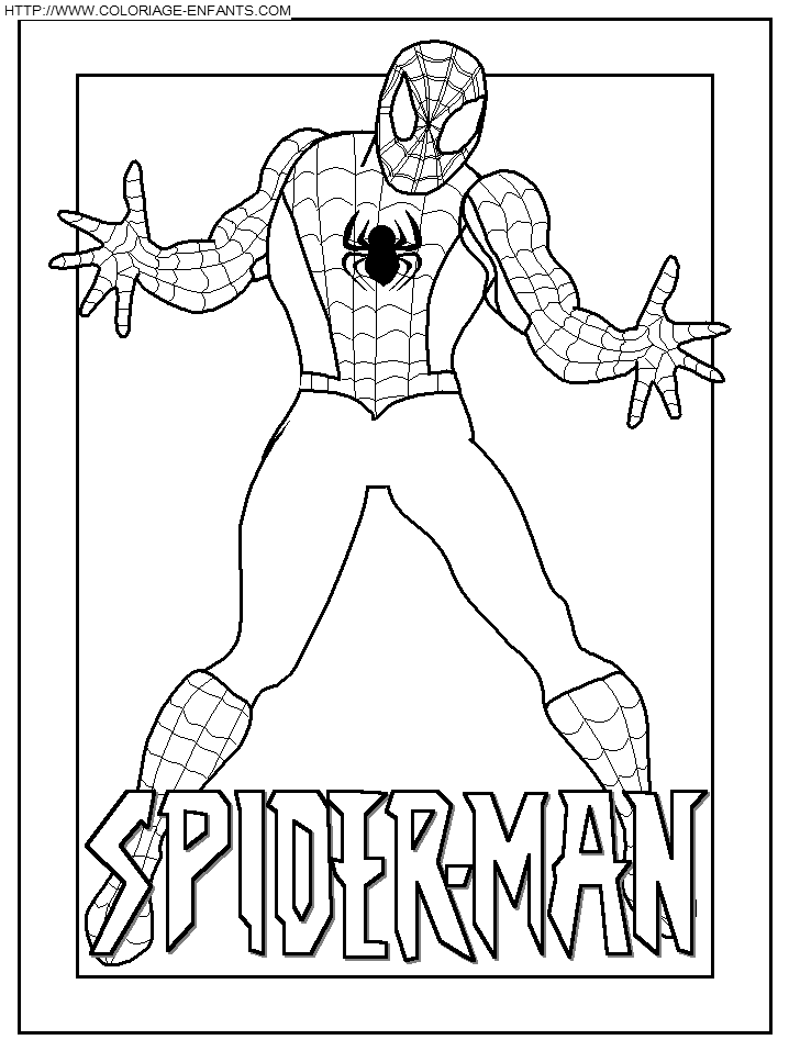 Spiderman coloring