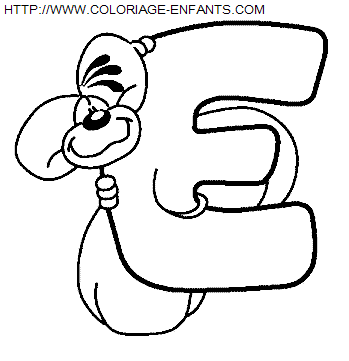 Alphabet Diddl The Mouse coloring